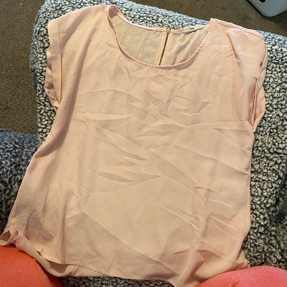 Pink Rose Tops - Pink Rose Large Blouse.
